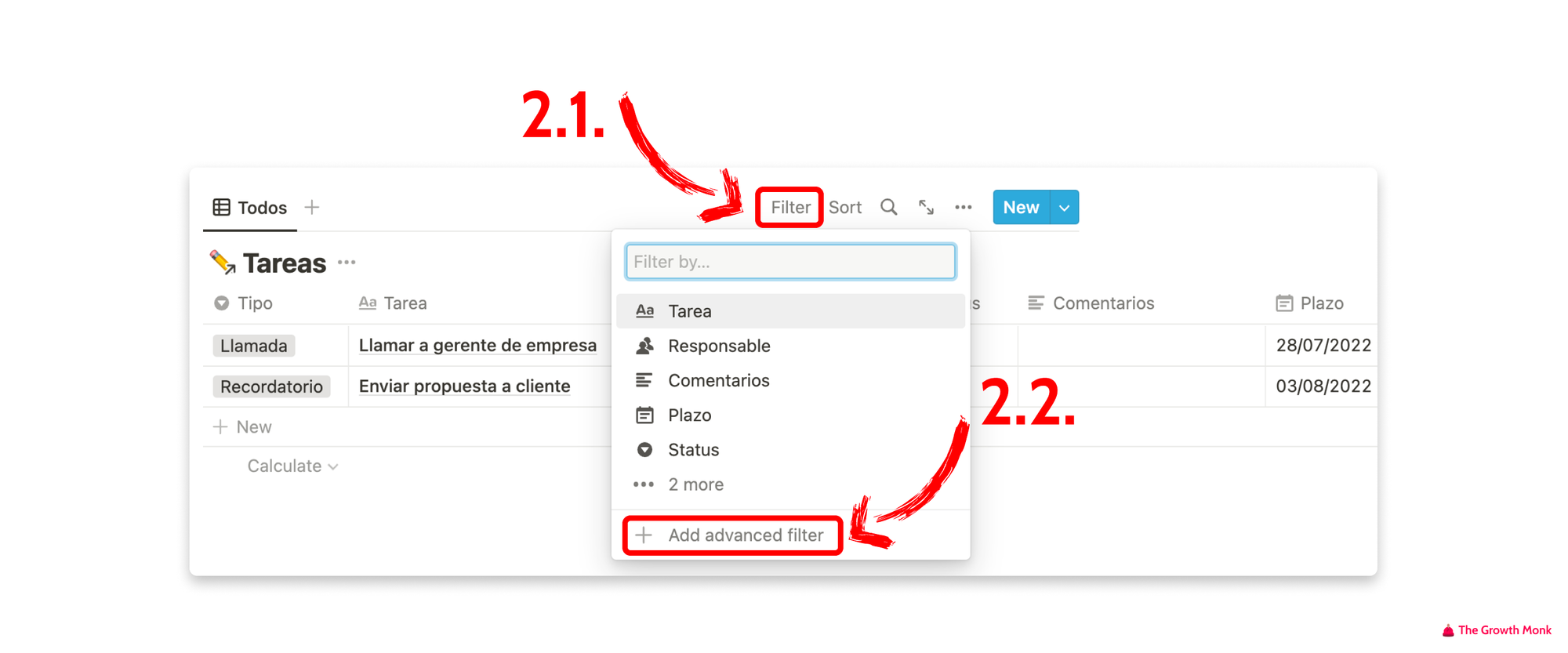 The Growth Monk - Implementa tu CRM con Notion (Autoreferencia Bases 2)