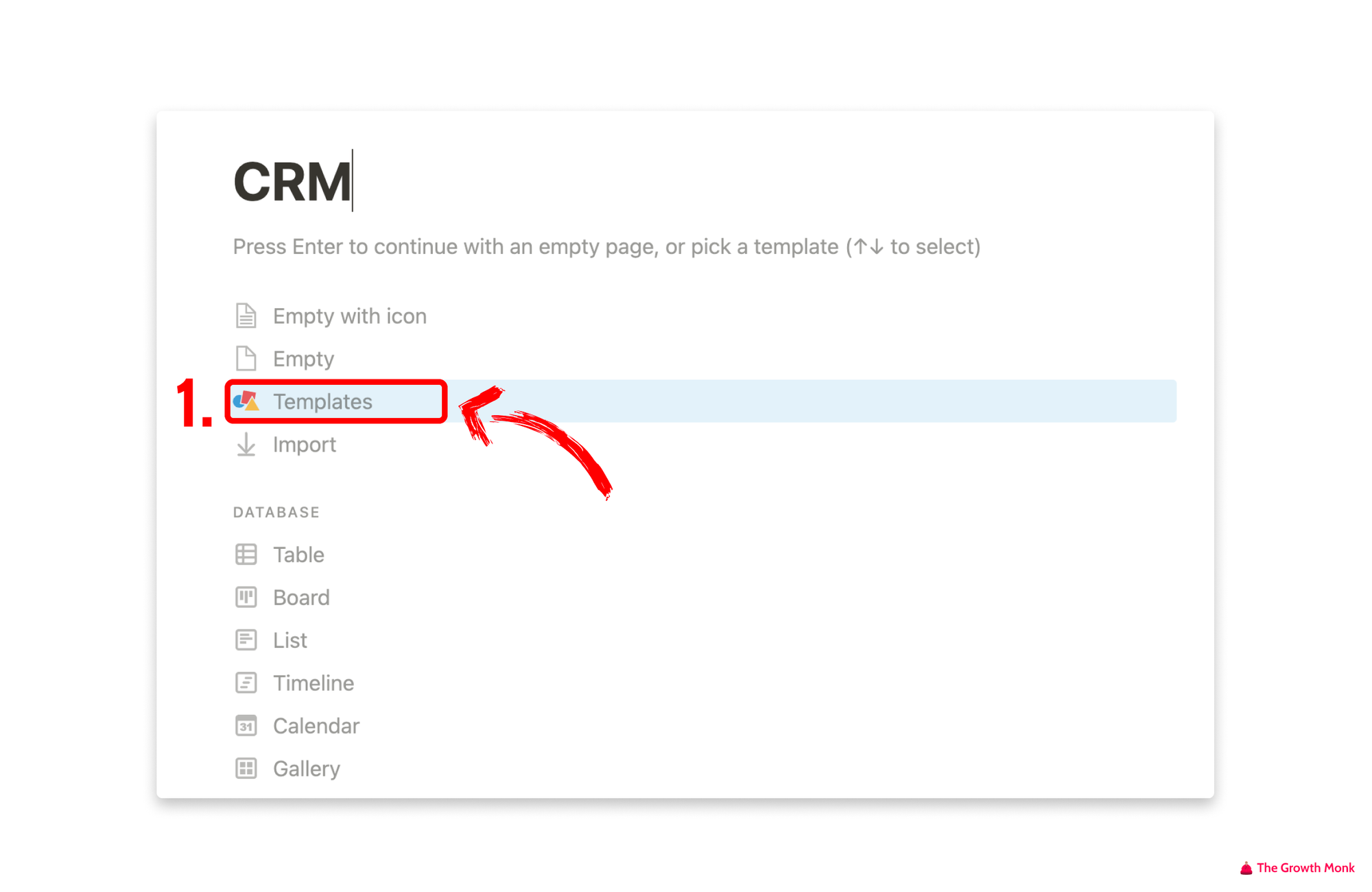 The Growth Monk - Implementa tu CRM con Notion (Templates 1)