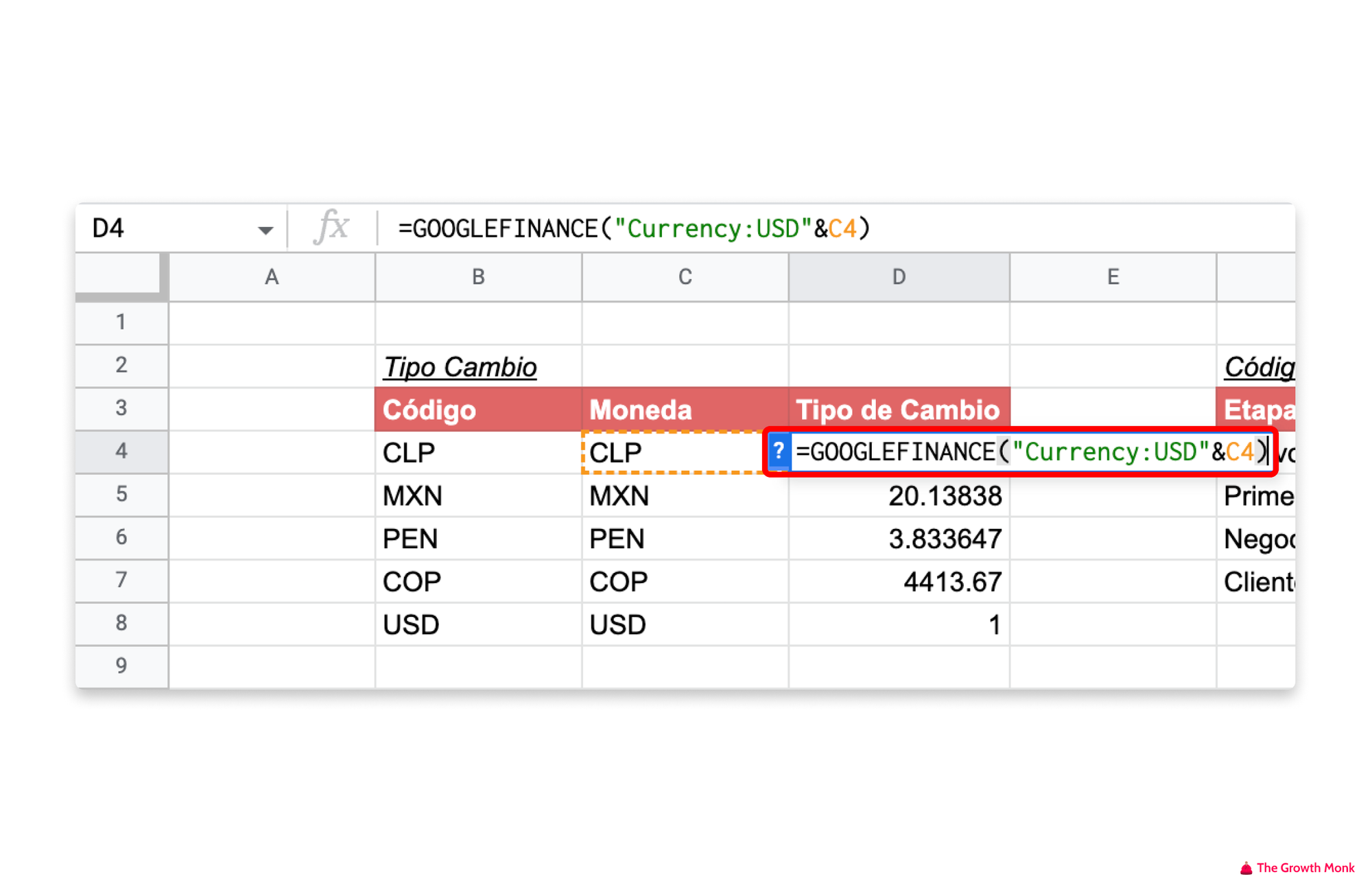 The Growth Monk - Crea un Dashboard para tu CRM Gratis I (Fórmula GOOGLEFINANCE)