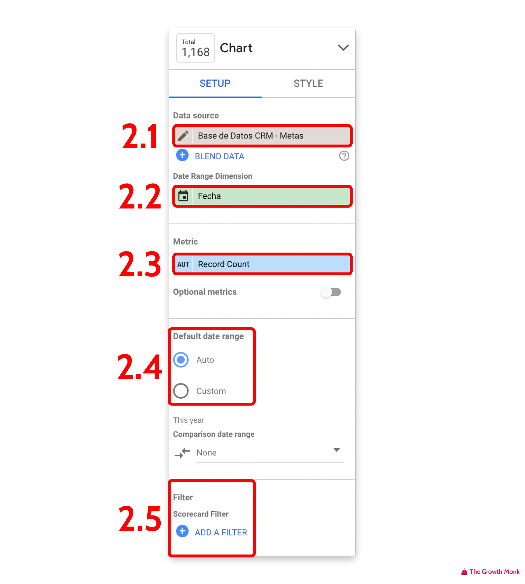 The Growth Monk - Crea un Dashboard para tu CRM Gratis II (Scorecard 2)