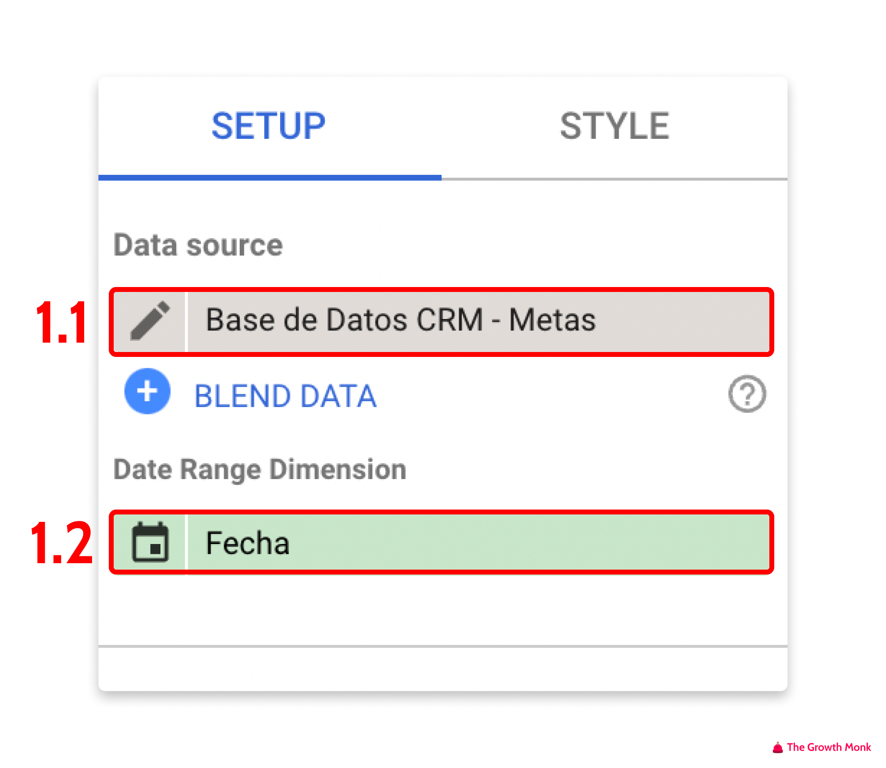 The Growth Monk - Crea un Dashboard para tu CRM Gratis II (Setup Mes Actual 1)