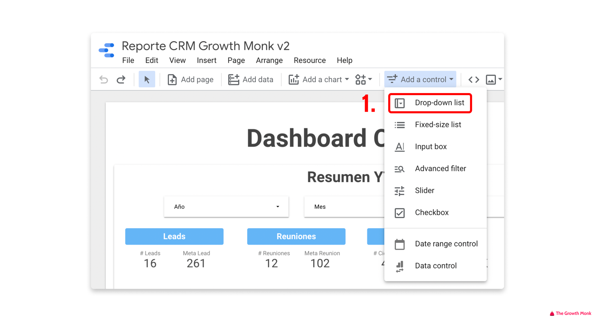 The Growth Monk - Crea un Dashboard para tu CRM Gratis II (Filtros)