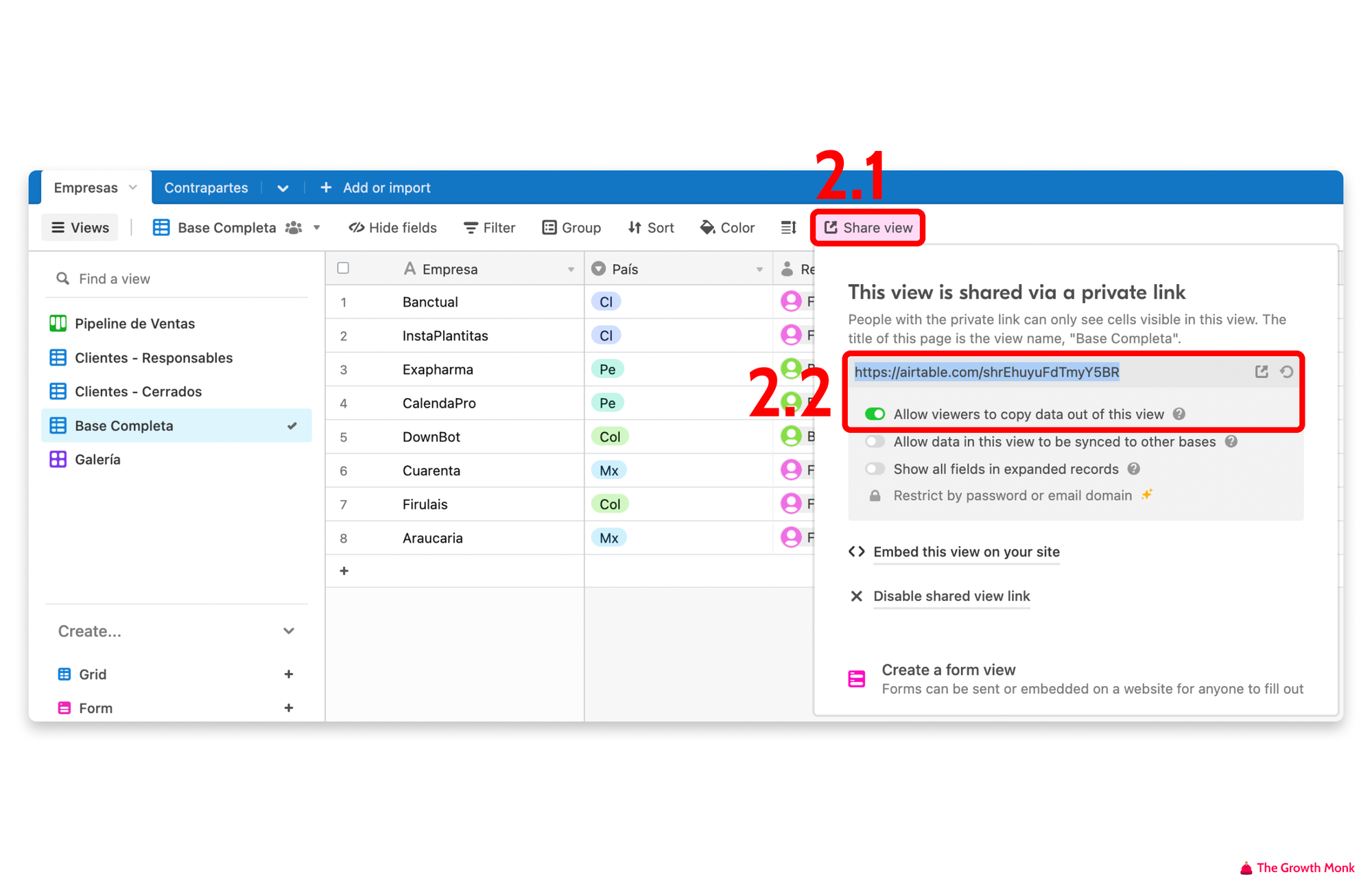 The Growth Monk - Automatiza el Traspaso de Data para tu Dashboard (The Growth Monk - Automatiza el Traspaso de Data para tu Dashboard (Configuración Importer 2)